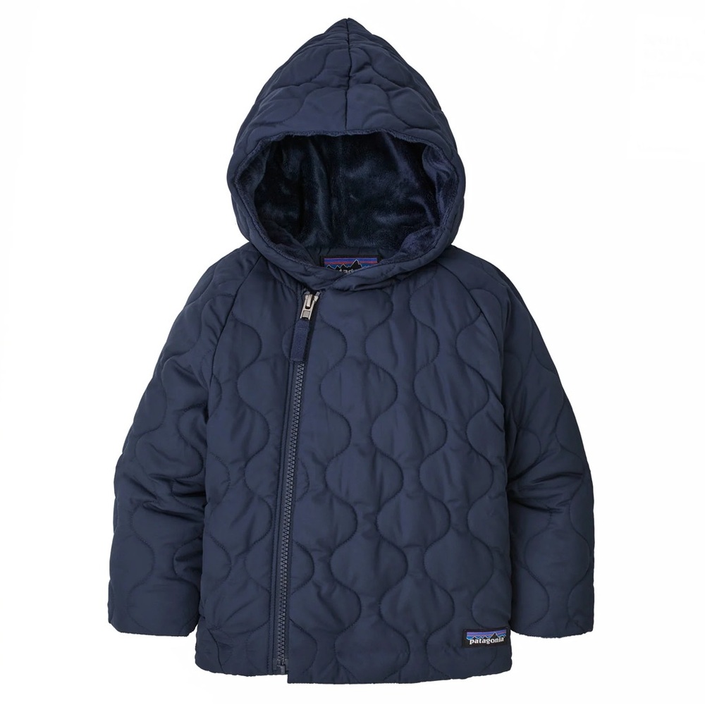 Patagonia Kids Dark Blue Quilted Puffer Jacket